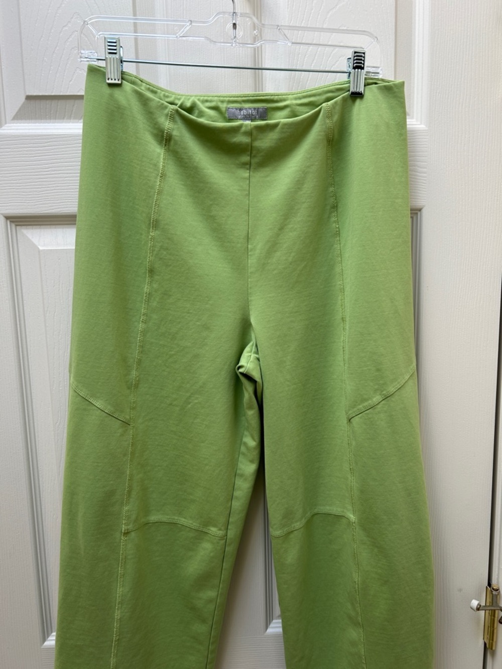 Habitat Stonewash Cotton Seamed City Cropped Pant Size Medium